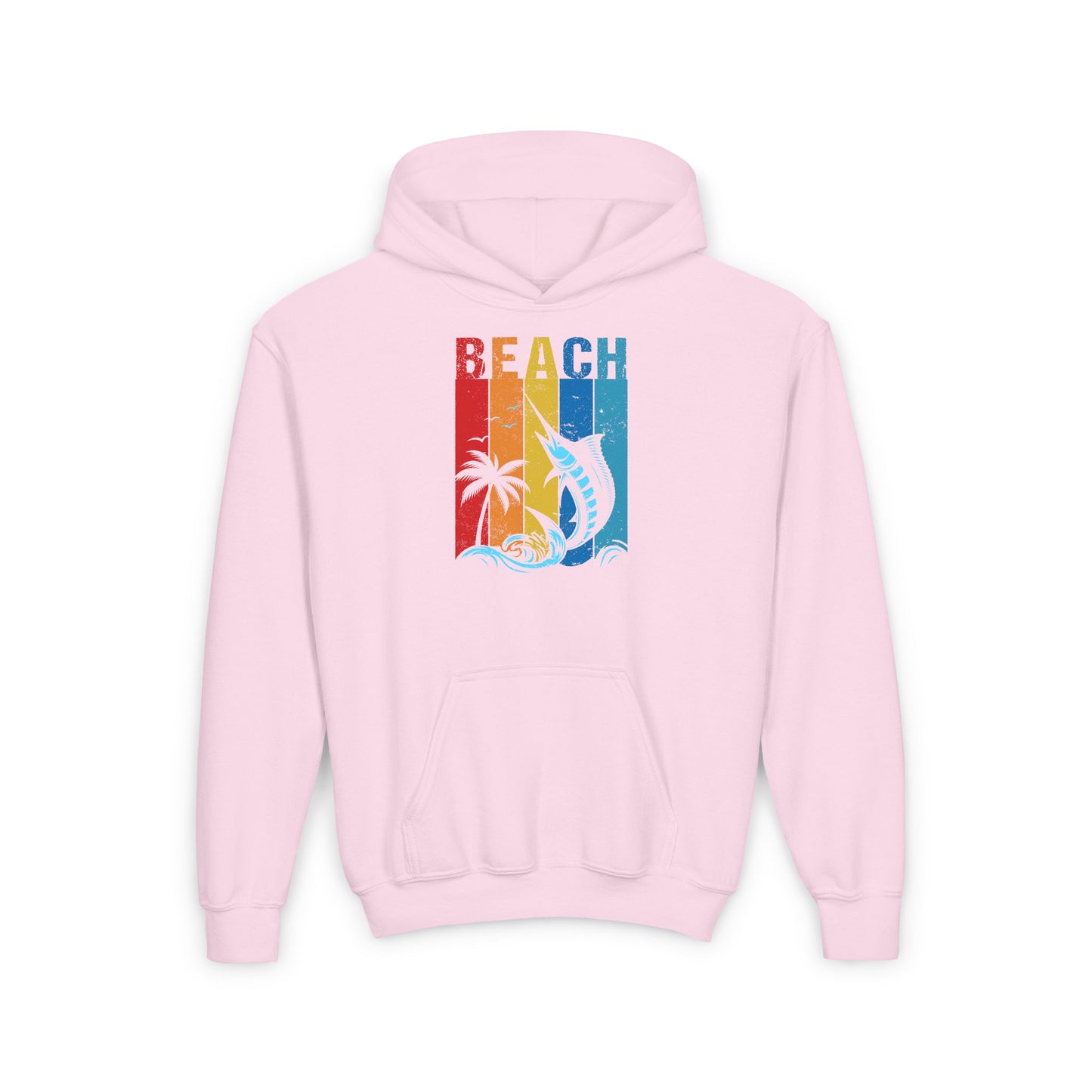 Youth - Beach - Heavy Blend Hooded Sweatshirt