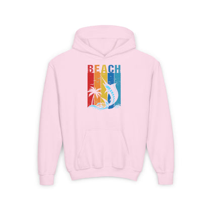 Youth - Beach - Heavy Blend Hooded Sweatshirt