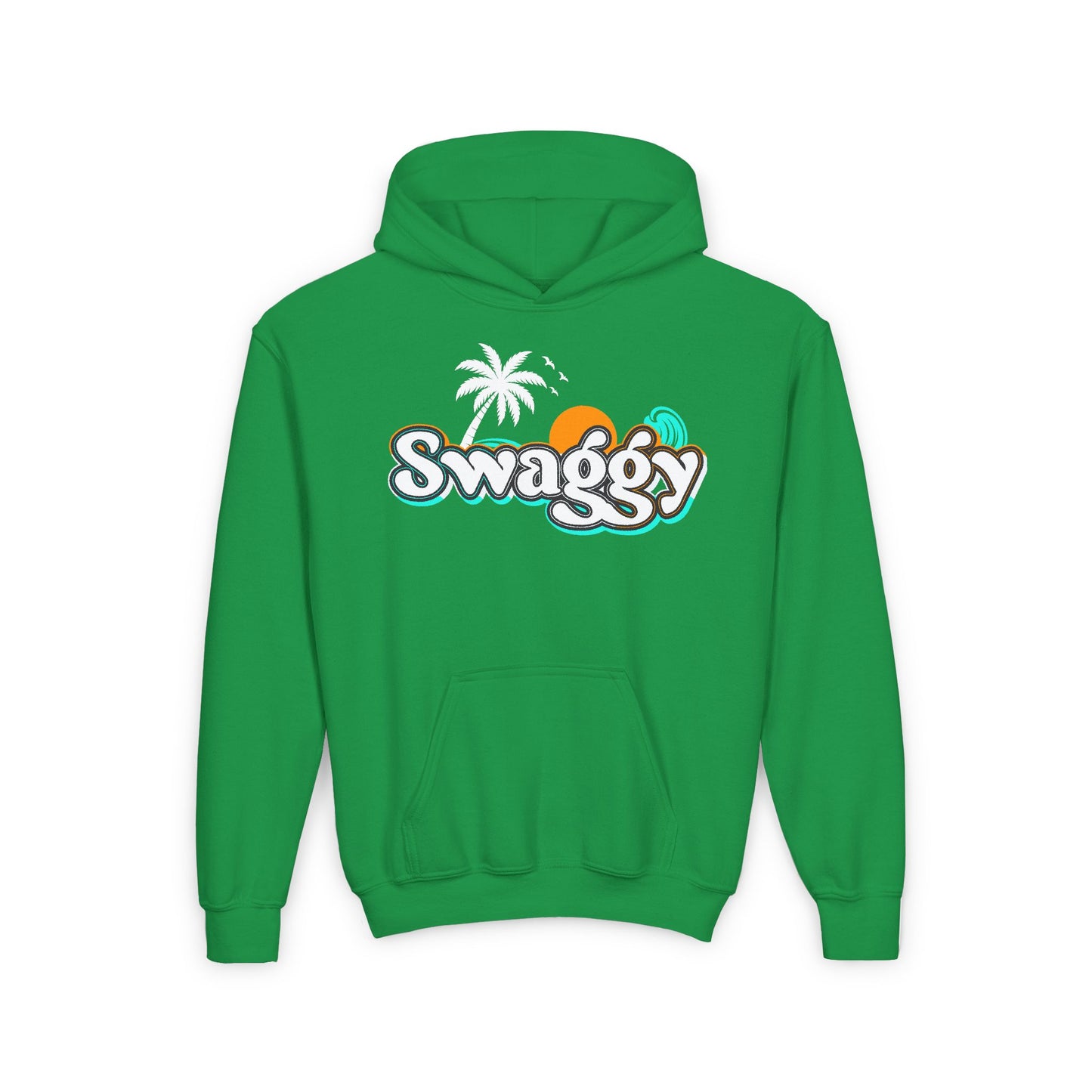 Youth - Palm Swaggy - Heavy Blend Hooded Sweatshirt