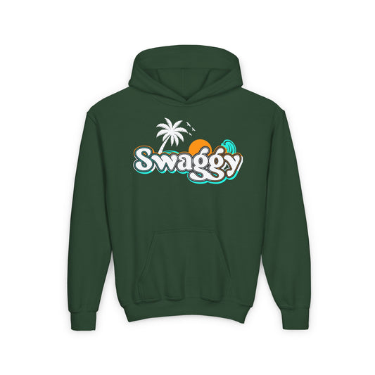 Youth - Palm Swaggy - Heavy Blend Hooded Sweatshirt