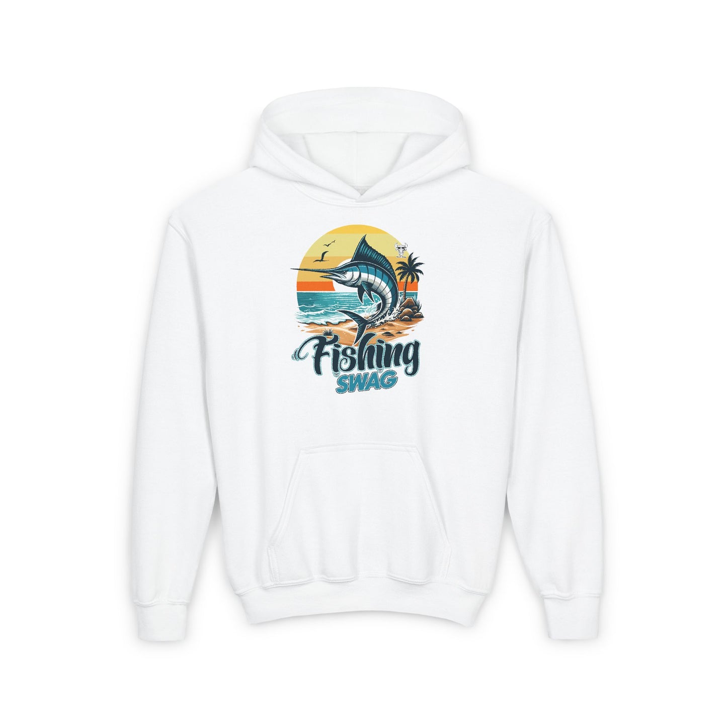 Youth - Fishing Swag - Heavy Blend Hooded Sweatshirt