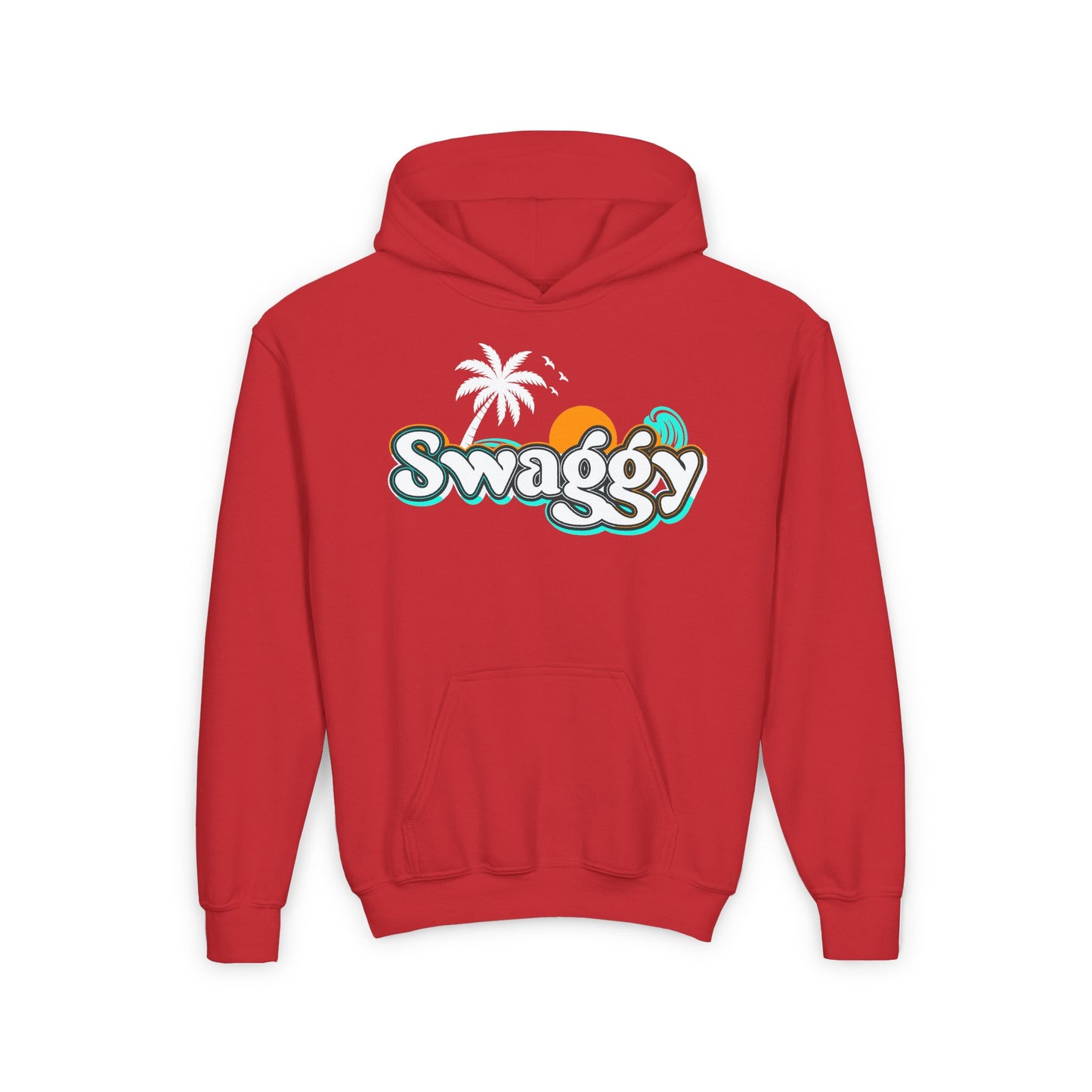 Youth - Palm Swaggy - Heavy Blend Hooded Sweatshirt