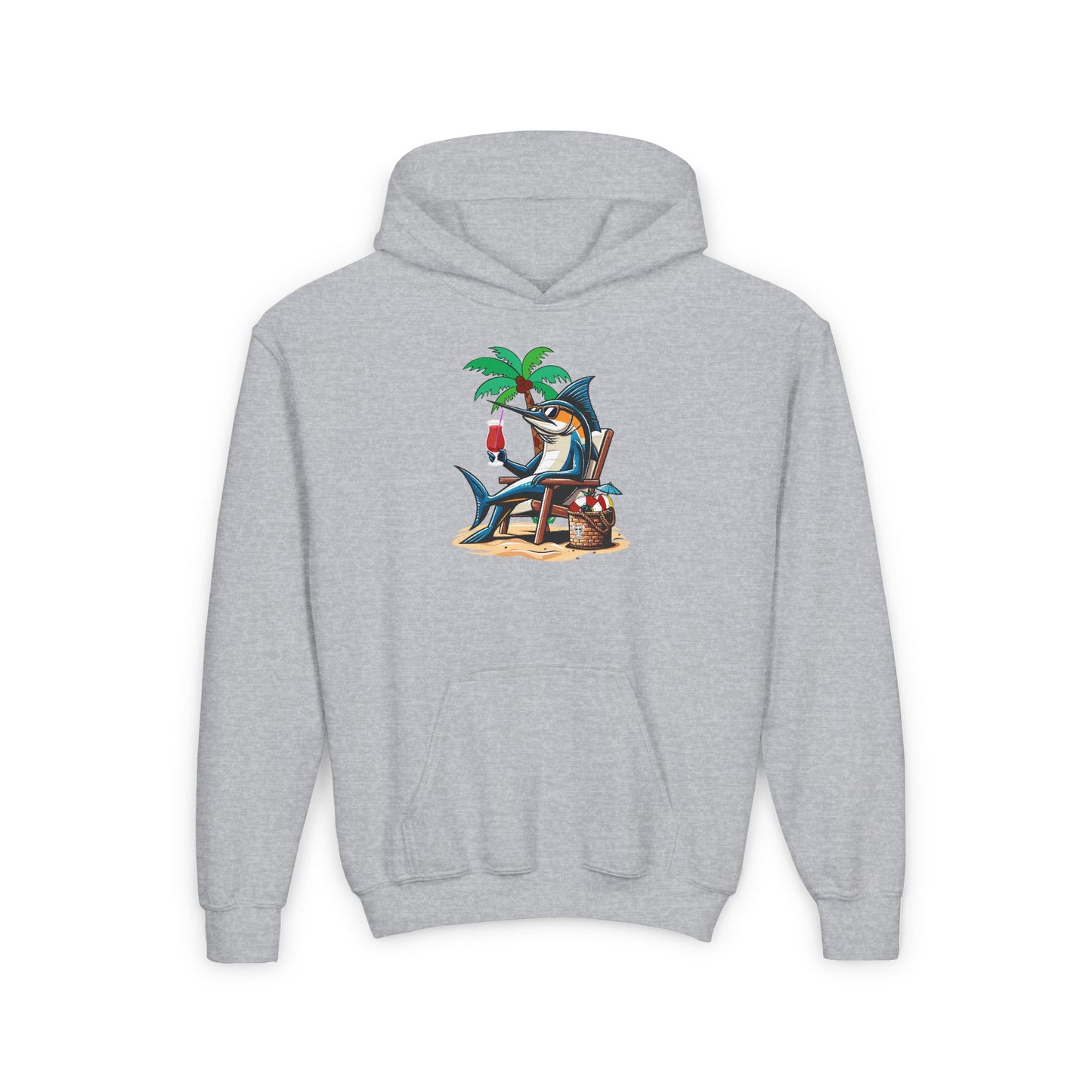 Youth -Beach Bum- Heavy Blend Hooded Sweatshirt