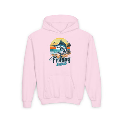 Youth - Fishing Swag - Heavy Blend Hooded Sweatshirt