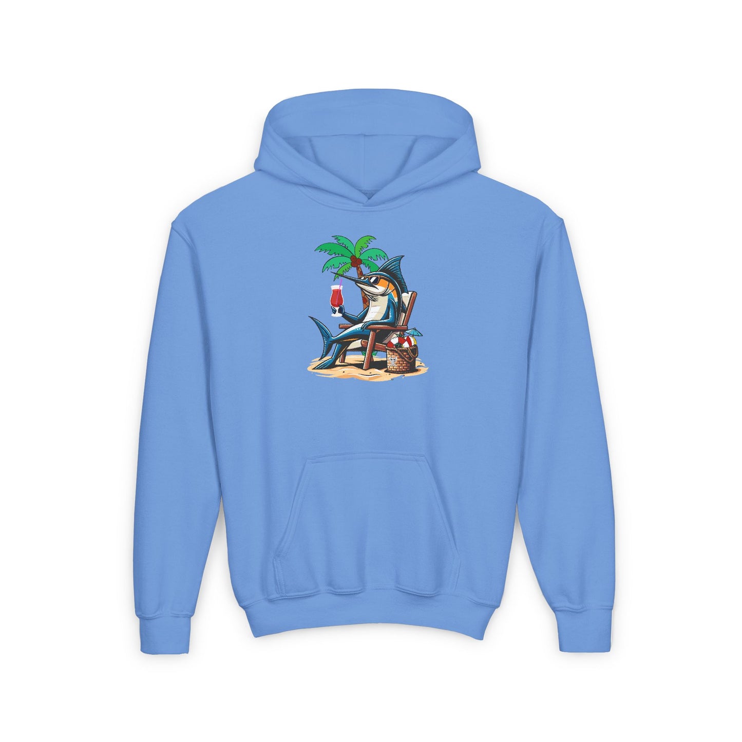 Youth -Beach Bum- Heavy Blend Hooded Sweatshirt