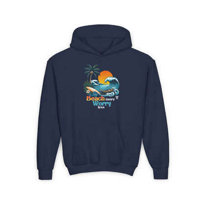 Youth - Beach More - Hooded Sweatshirt