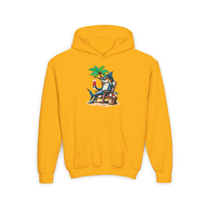 Youth -Beach Bum- Heavy Blend Hooded Sweatshirt