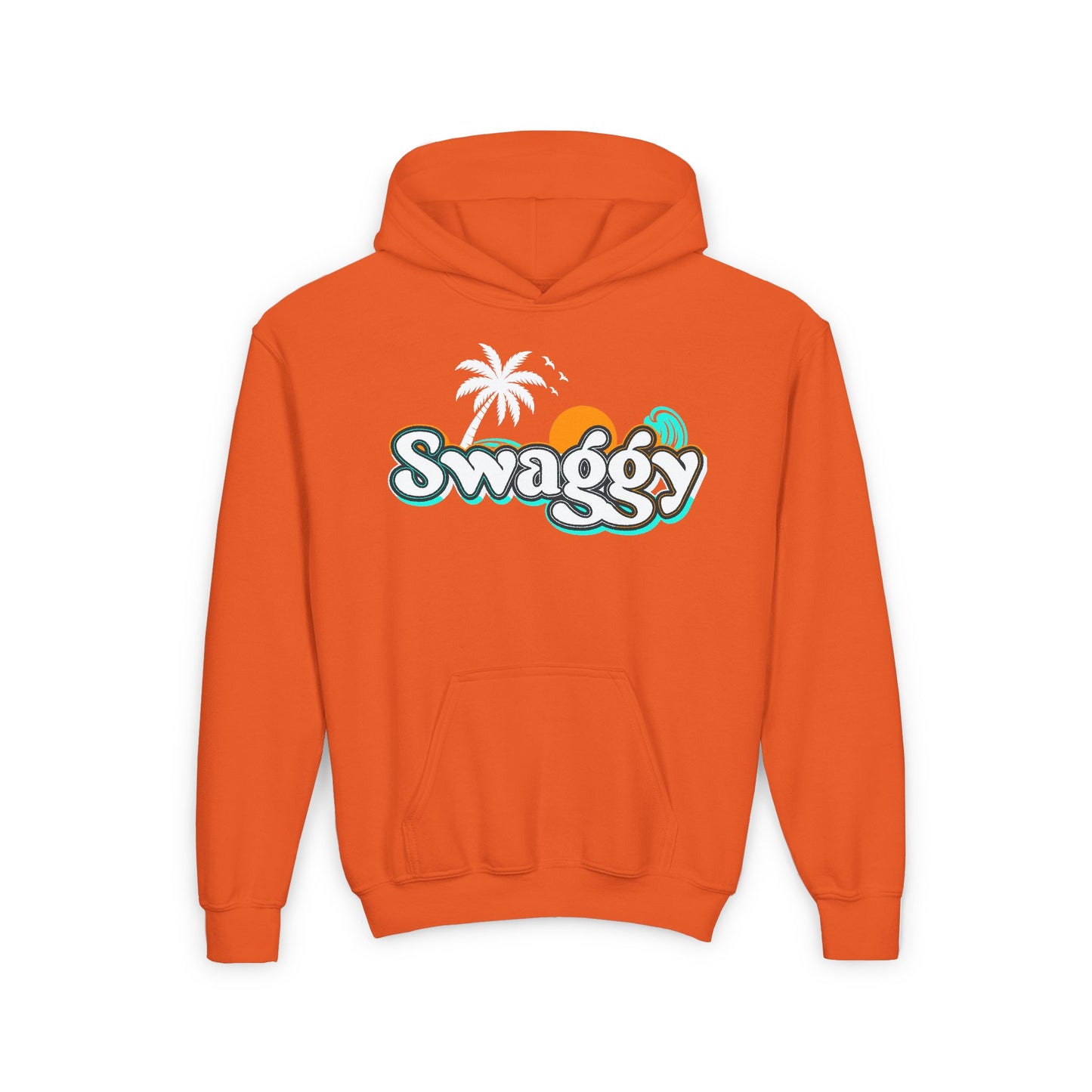 Youth - Palm Swaggy - Heavy Blend Hooded Sweatshirt