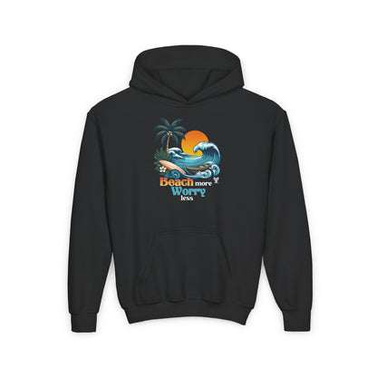 Youth - Beach More - Hooded Sweatshirt