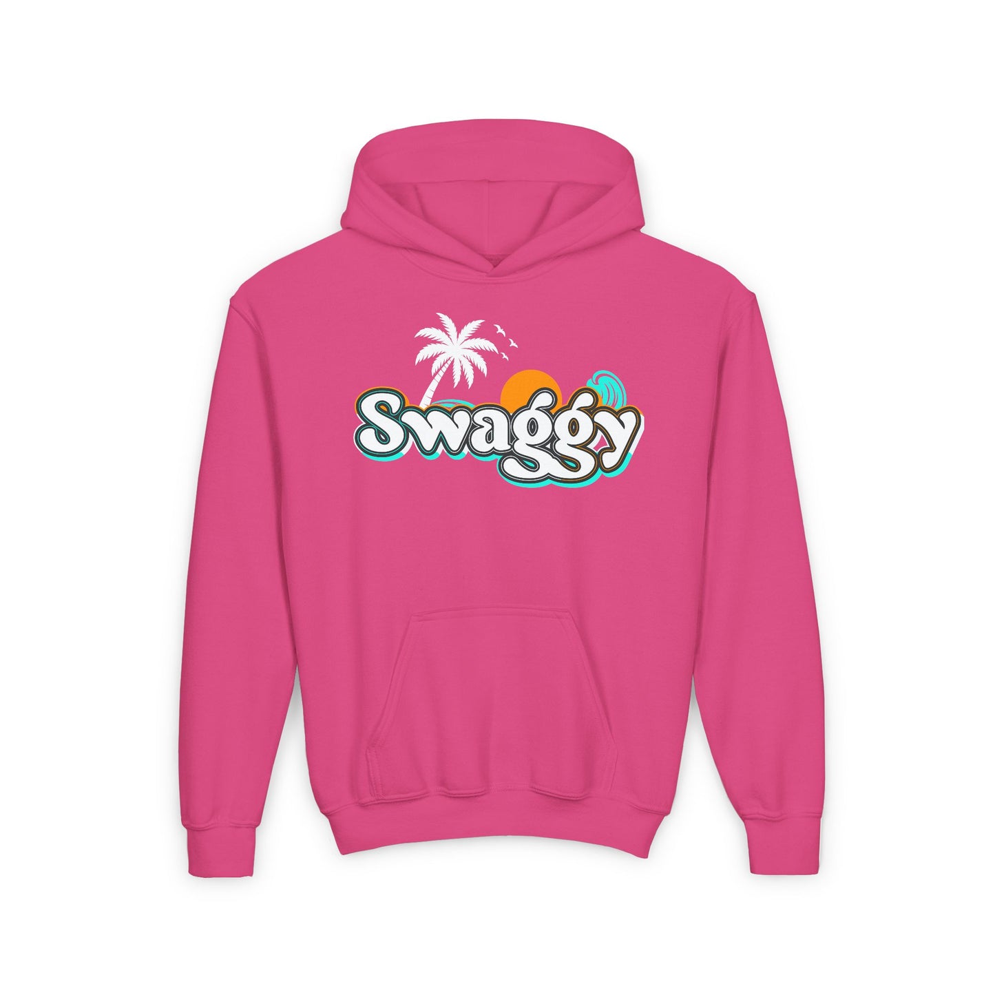 Youth - Palm Swaggy - Heavy Blend Hooded Sweatshirt