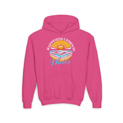 Youth - Happiness Comes in Waves  Hooded Sweatshirt