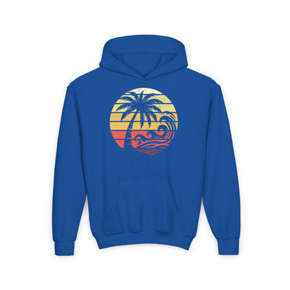 Beachy Palm Tree Sweatshirt - Youth