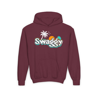 Youth - Palm Swaggy - Heavy Blend Hooded Sweatshirt