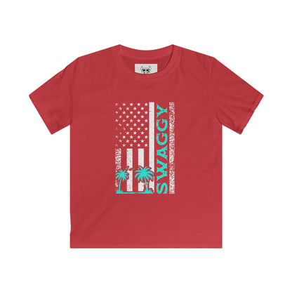 Kids "Swaggy USA"  Softstyle Tee