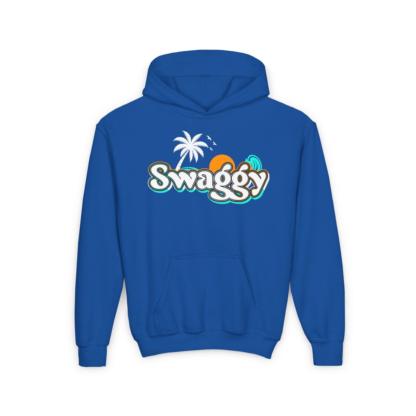 Youth - Palm Swaggy - Heavy Blend Hooded Sweatshirt