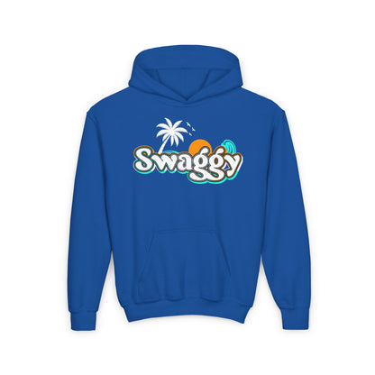 Youth - Palm Swaggy - Heavy Blend Hooded Sweatshirt