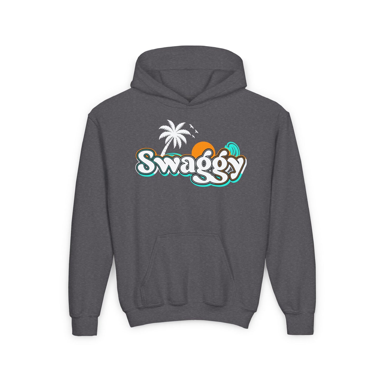 Youth - Palm Swaggy - Heavy Blend Hooded Sweatshirt